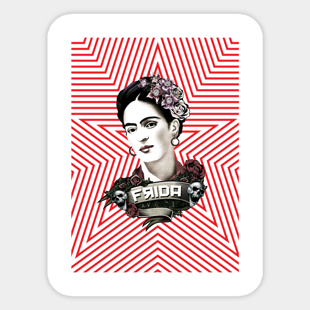 frida Sticker by ZCardula